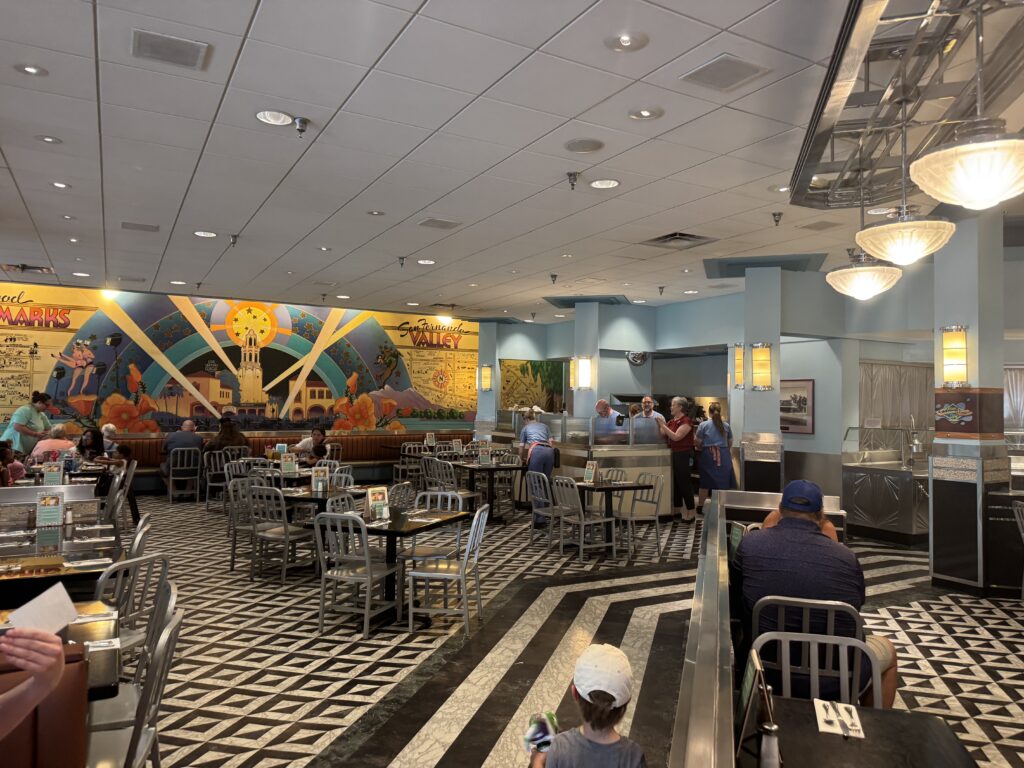 Inside of Hollywood & Vine Restaurant 